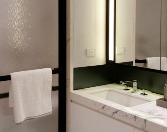 11 Beach Street Residences | Glass Shower Door