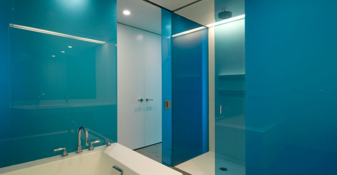 166 Perry Street Residential Building | Glass Shower Door