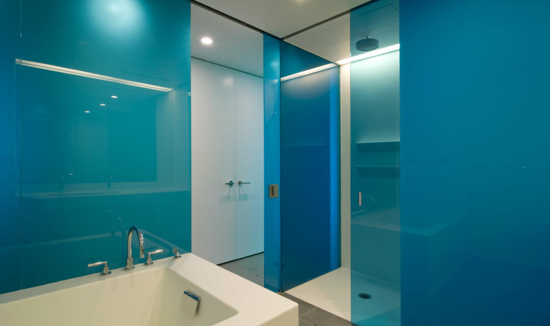 166 Perry Street Residential Building | Glass Shower Door