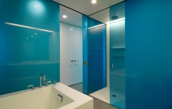 166 Perry Street Residential Building | Glass Shower Door