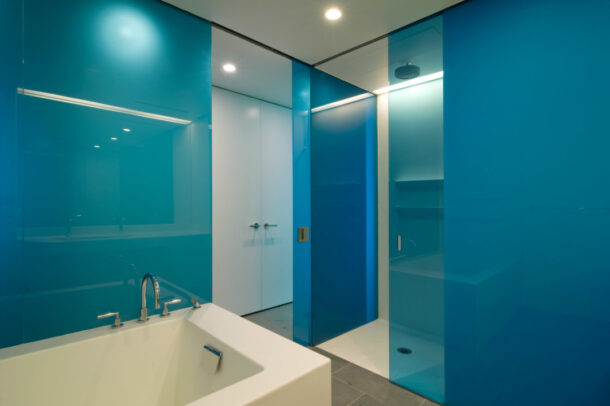 166 Perry Street Residential Building | Glass Shower Door