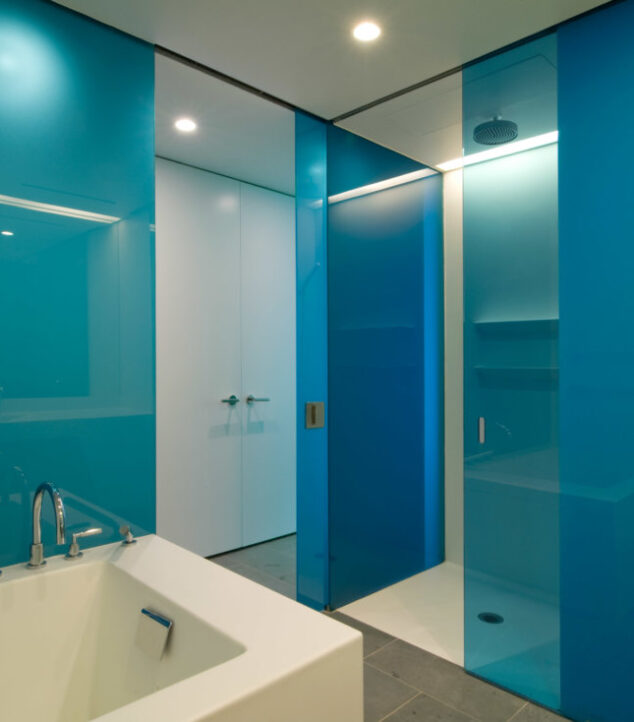 166 Perry Street Residential Building | Glass Shower Door