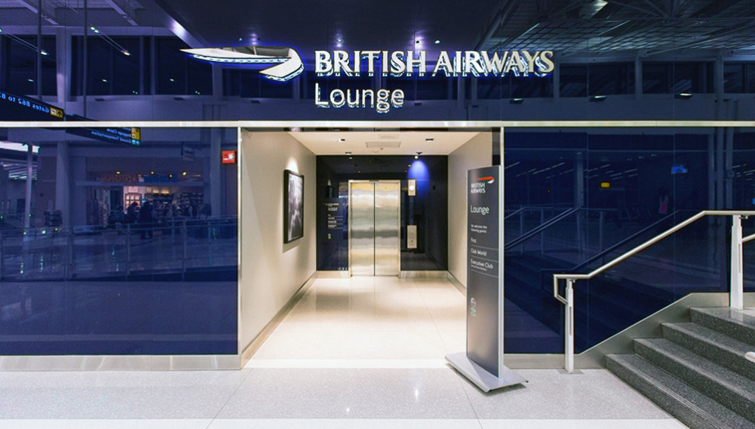 British Airways Lounge | Glass Wall