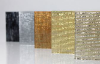 Glitterati™ Fabric Laminated Glass Collection