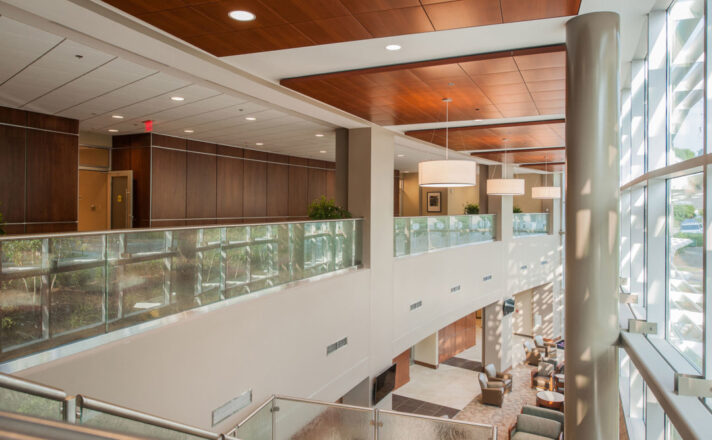 Bruno Cancer Center | Glass Stair Railings & Balustrades