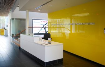 Commonwealth Center for Advanced Manufacturing | Glass Lobby & Wall