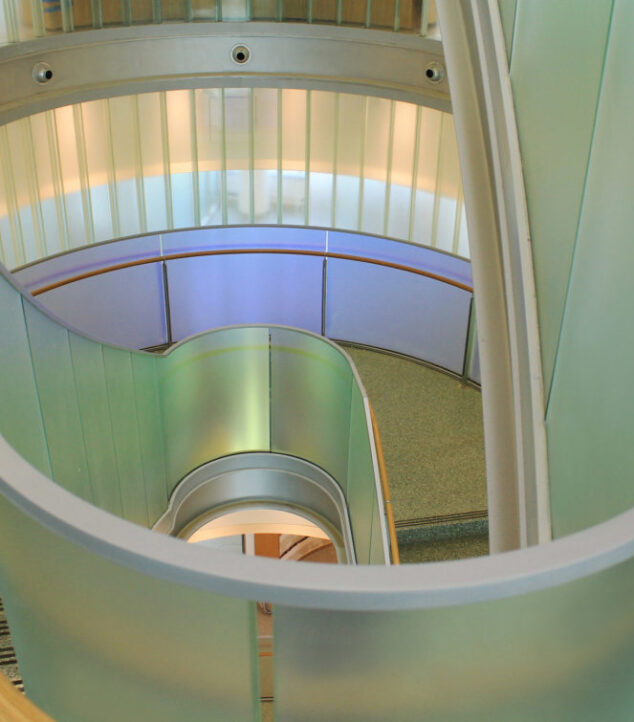CUNY | Dichroic Glass Staircase