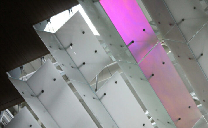 Hamad International Airport | Dichroic Glass Ceiling