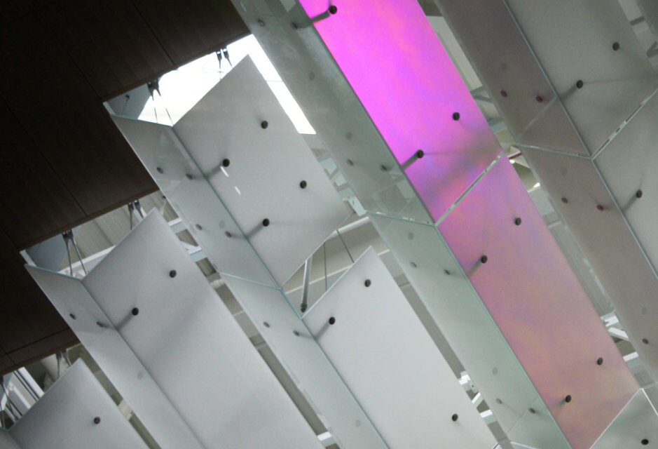 Hamad International Airport | Dichroic Glass Ceiling