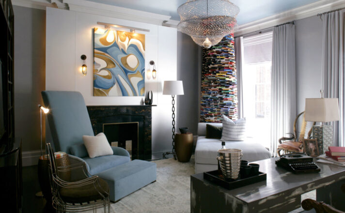 Metropolitan Home's Showtime House | Glass Mirror Wall