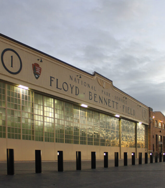 Floyd Bennett Field | Textured Chicken Wire Glass
