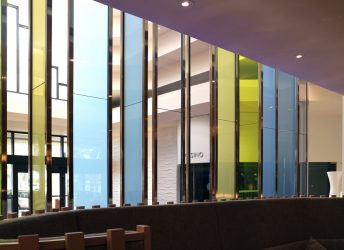 Renaissance Jaragua Hotel | Multi-Colored Glass Wall