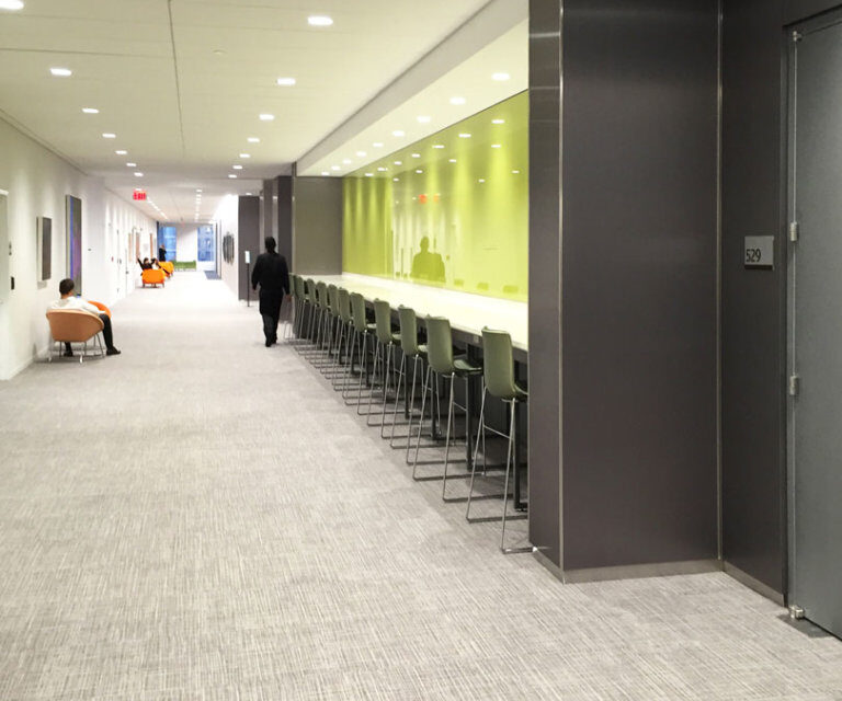 Private Offices | Back-Painted Glass Wall