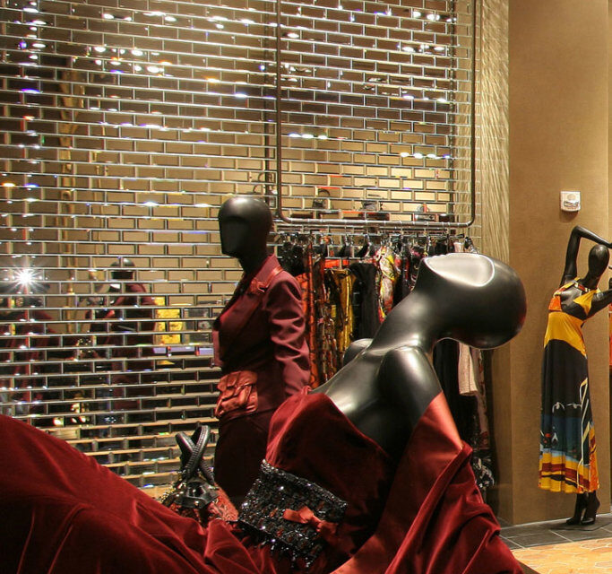 Christian Lacroix Store, Forum Shops | Glass Wall