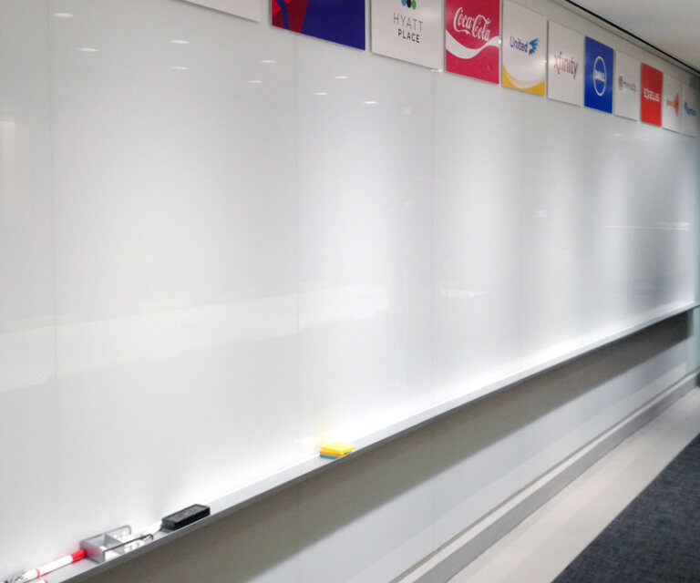 Park Avenue Office | Magnetic Dry-Erase Glass Marker Boards