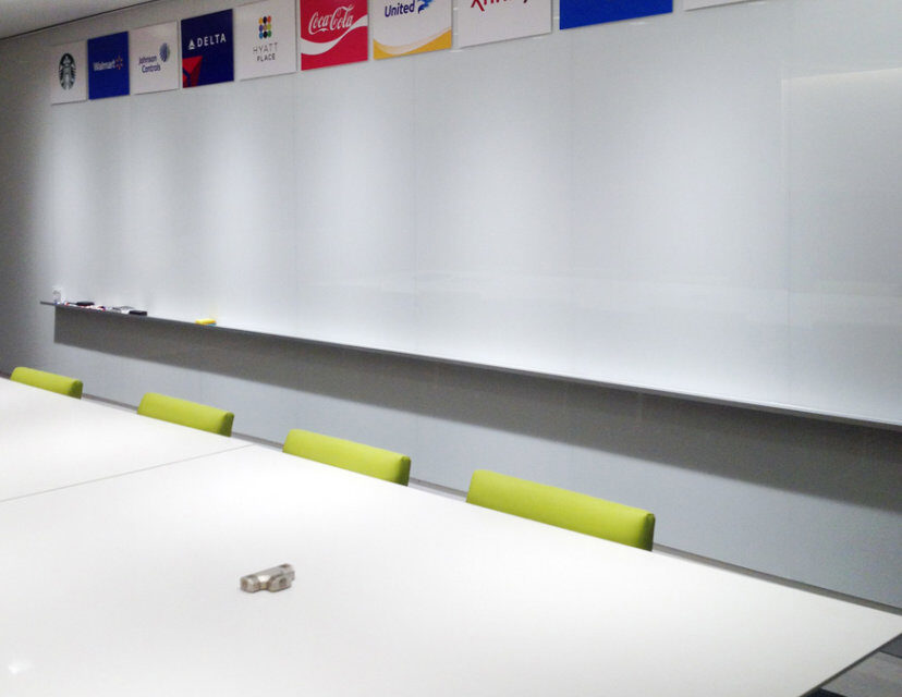 Park Avenue Office | Magnetic Dry-Erase Glass Marker Boards