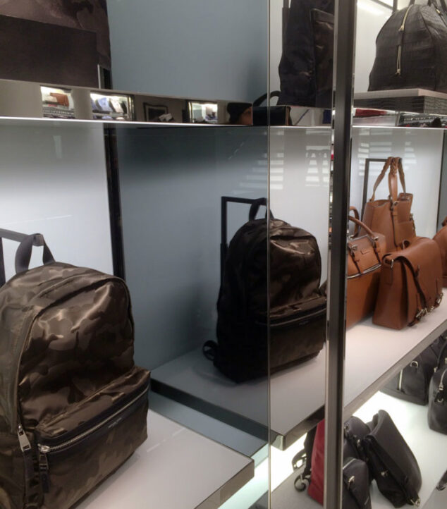Luxury Retail NYC | Grey Glass Displays