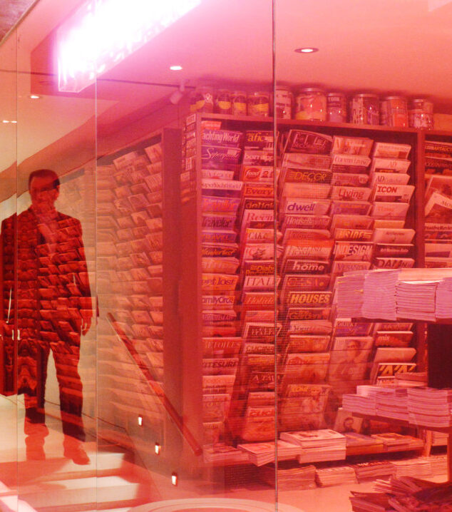 Row Hotel Lobby | Colored Glass Storefront