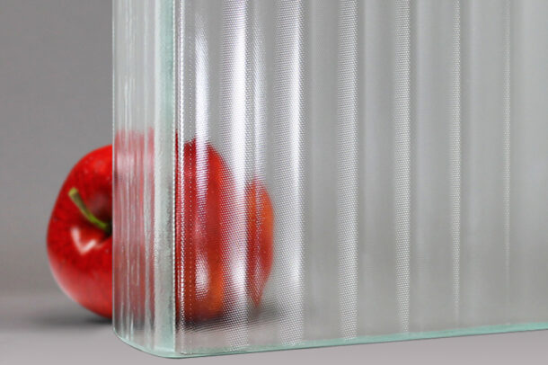 "Moire" Channel Glass