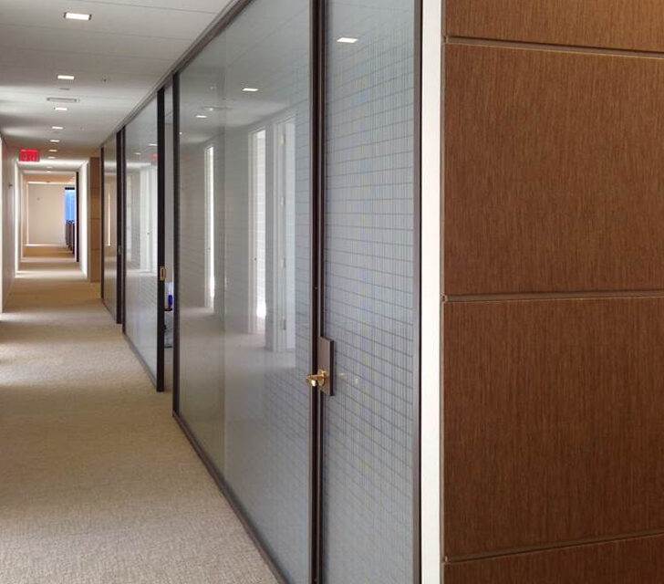 Morgan, Lewis & Bockius | Pattern-Etched Glass Office Fronts