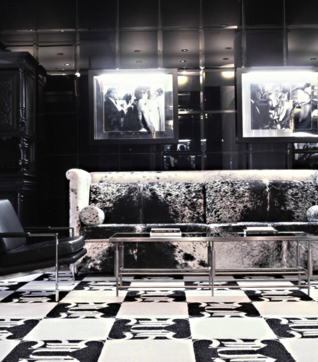 Vikram Chatwal’s Night Hotel | Black Glass Wall