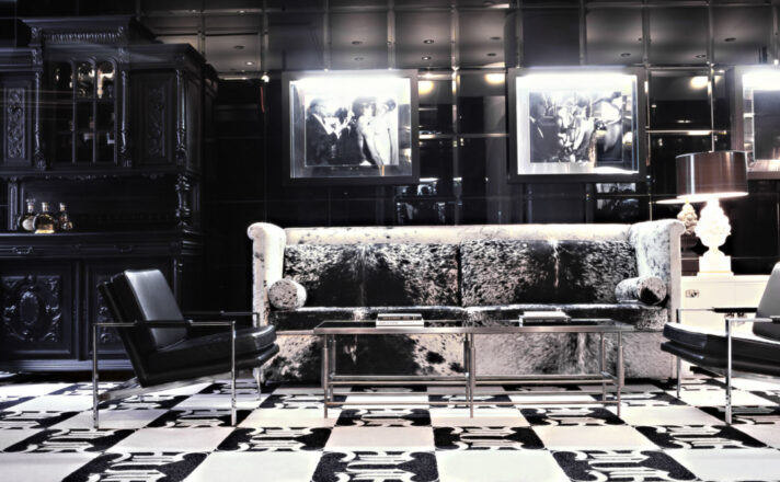 Vikram Chatwal’s Night Hotel | Black Glass Wall