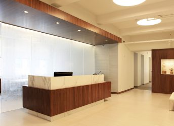 Vetta International Inc | Etched Glass Office Wall