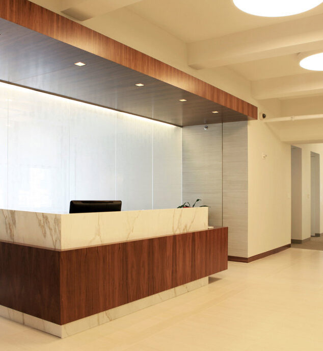 Vetta International Inc | Etched Glass Office Wall