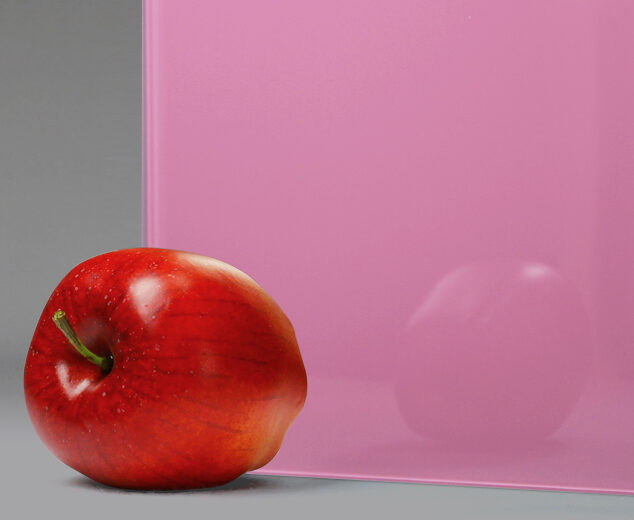 "Ruby Chocolate" Back-Painted Glass