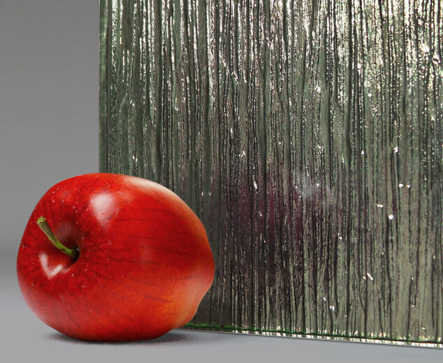 Luminous "Black Ice" Triple-Laminated Decorative Glass