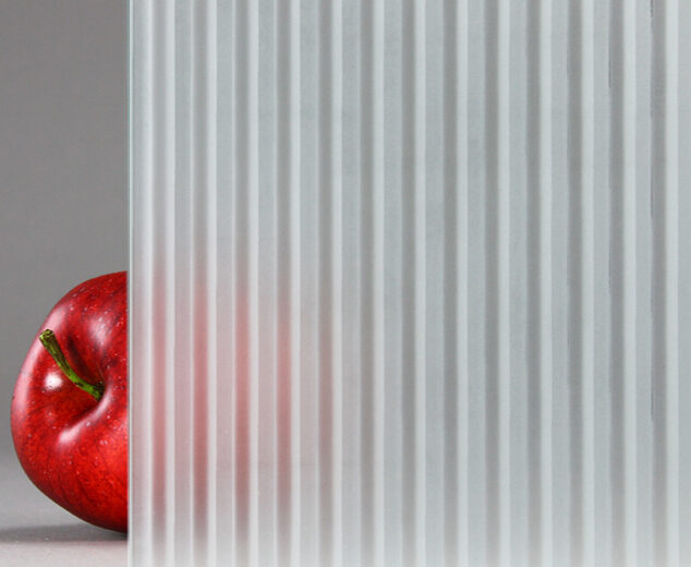 Low-Iron “Blind” Etched Glass