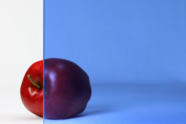 Blue Laminated Colored Architectural Glass