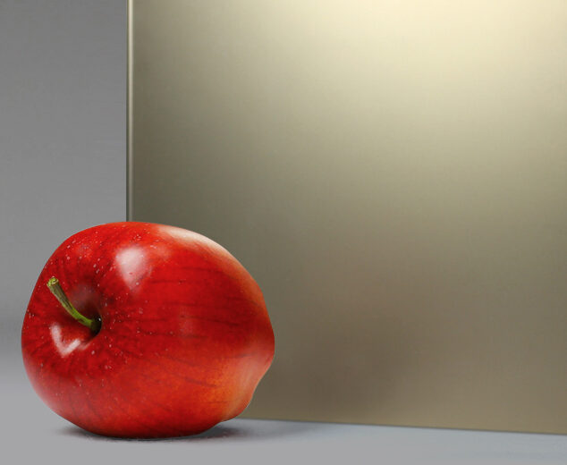 "Bronze Titanium®" Mirrored Etched Glass