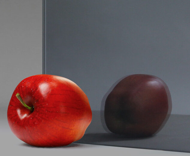 "Charcoal Grey" Laminated Mirrored Glass