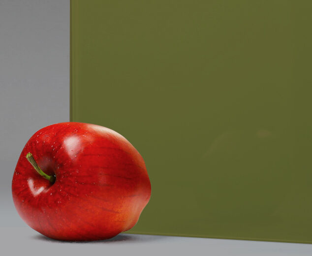 "Hunter Green" Back-Painted Glass