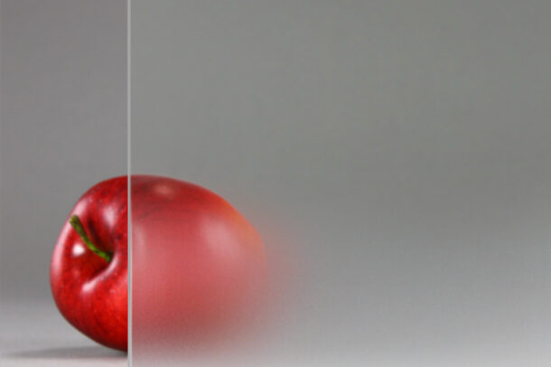 "Low-Iron Fade®" Gradient Etched Glass