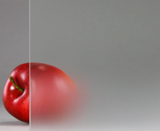 "Low-Iron Fade®" Gradient Etched Glass