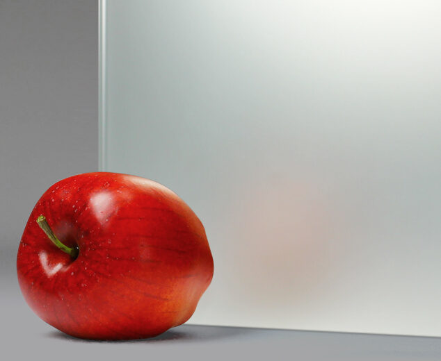 "Silver Titanium®" Mirrored Etched Glass