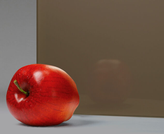 "Luminous Bronze" Laminated Mirrored Glass