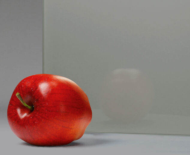 "Luminous Pale Grey" Laminated Mirrored Glass