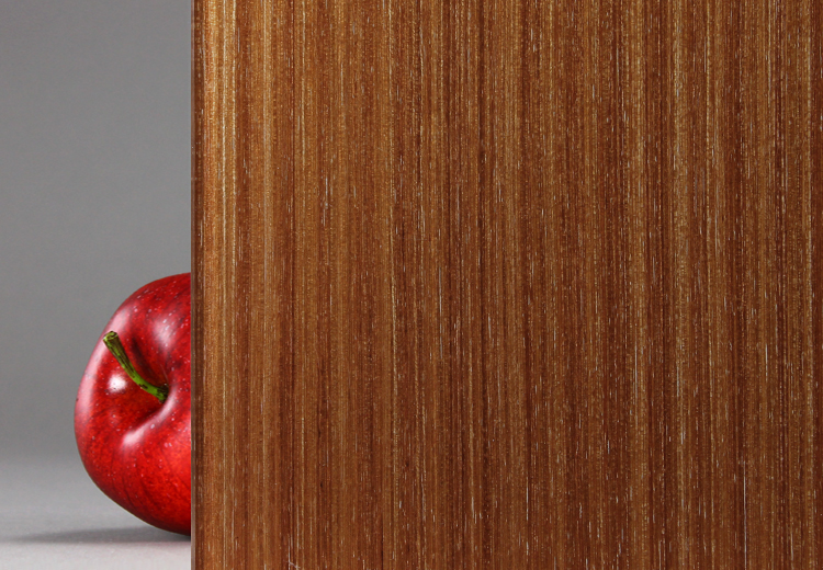 Wood Veneer Laminated Glass "Mahogany"  Bendheim