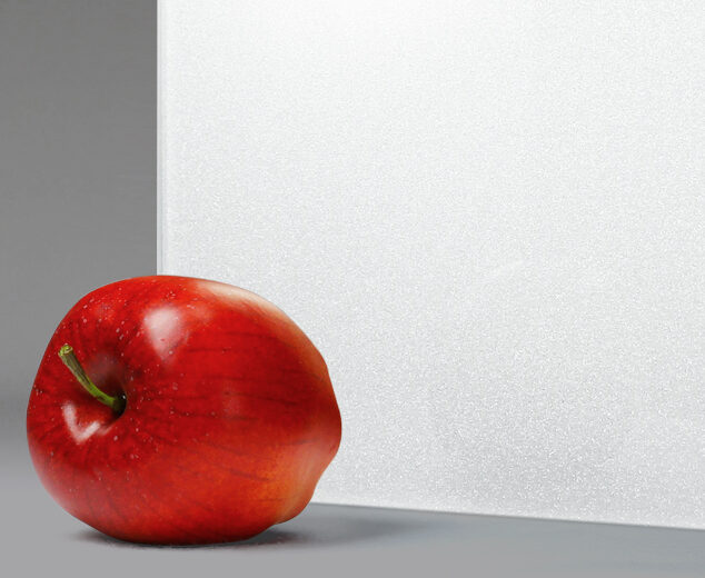 "White Metallic" Back-Painted Glass