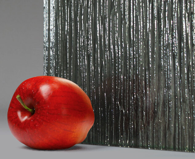 Luminous "Noir Ice" Triple-Laminated Decorative Glass