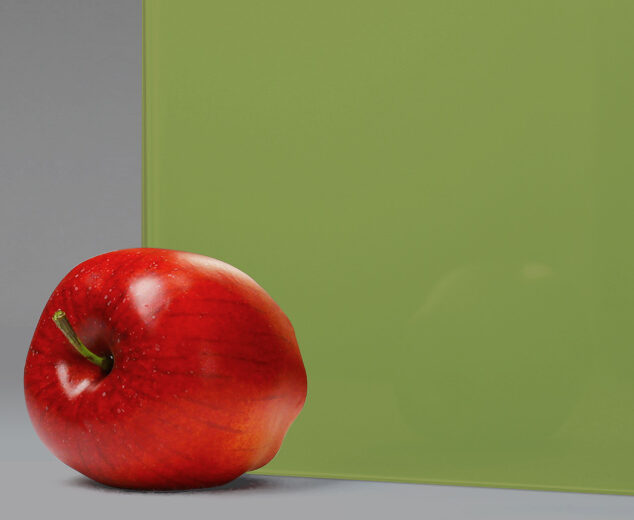 "Rosemary Green" Back-Painted Glass