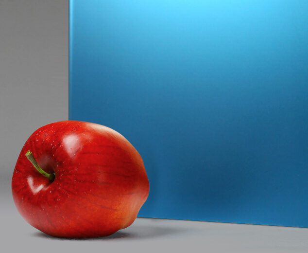 "Sapphire Titanium®" Mirrored Etched Glass