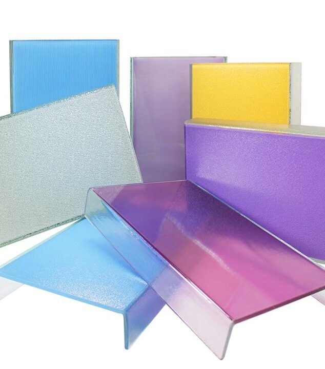 Color-Fritted Channel Glass