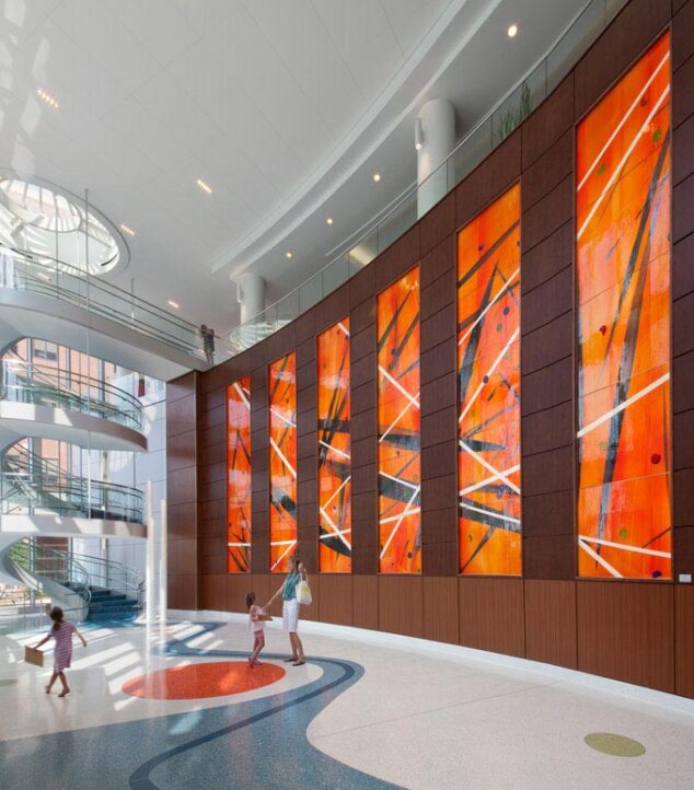Children's Hospital of Alabama | Stained Glass Wall