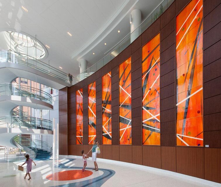 Children's Hospital of Alabama | Stained Glass Wall