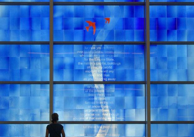 Indianapolis Airport | Stained Glass Wall
