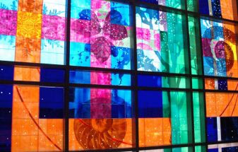 Norton Cancer Institute | Stained Glass Wall